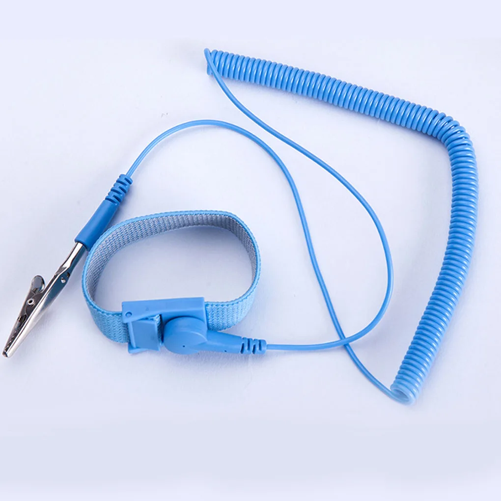 Anti-Static Band Wrist Strap Lightweight Discharge Cable Bracelet with Grounding Wire Spare Wristband Power Tool Parts