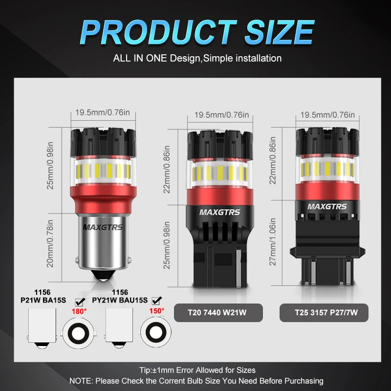 x P W BA S LED Canbus Bulbs T Lamp for DRL Reverse Parking Signal Backup Light Lens V