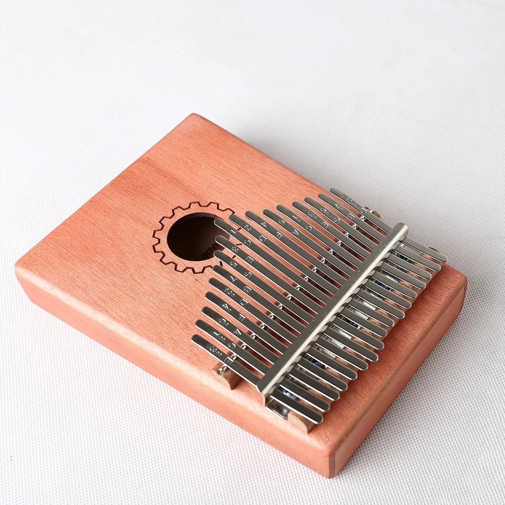 17-Key Kalimba DIY Set Durable Thumb Piano Steel Key Wood Bridge Shrapnel Lettering Keyboard Musical Instrument Accessories