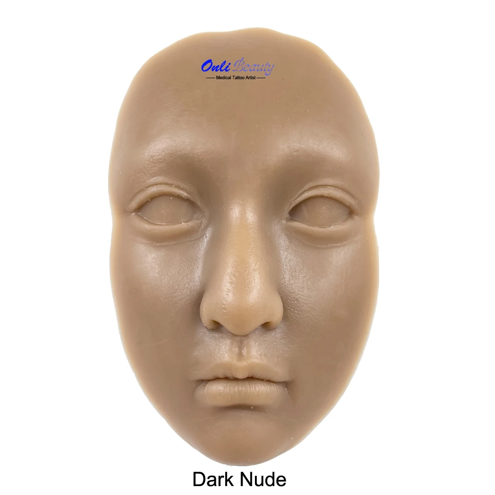Newest 3D Realistic Full Face Best Practice Silicone Skin for Permanent Makeup Artists