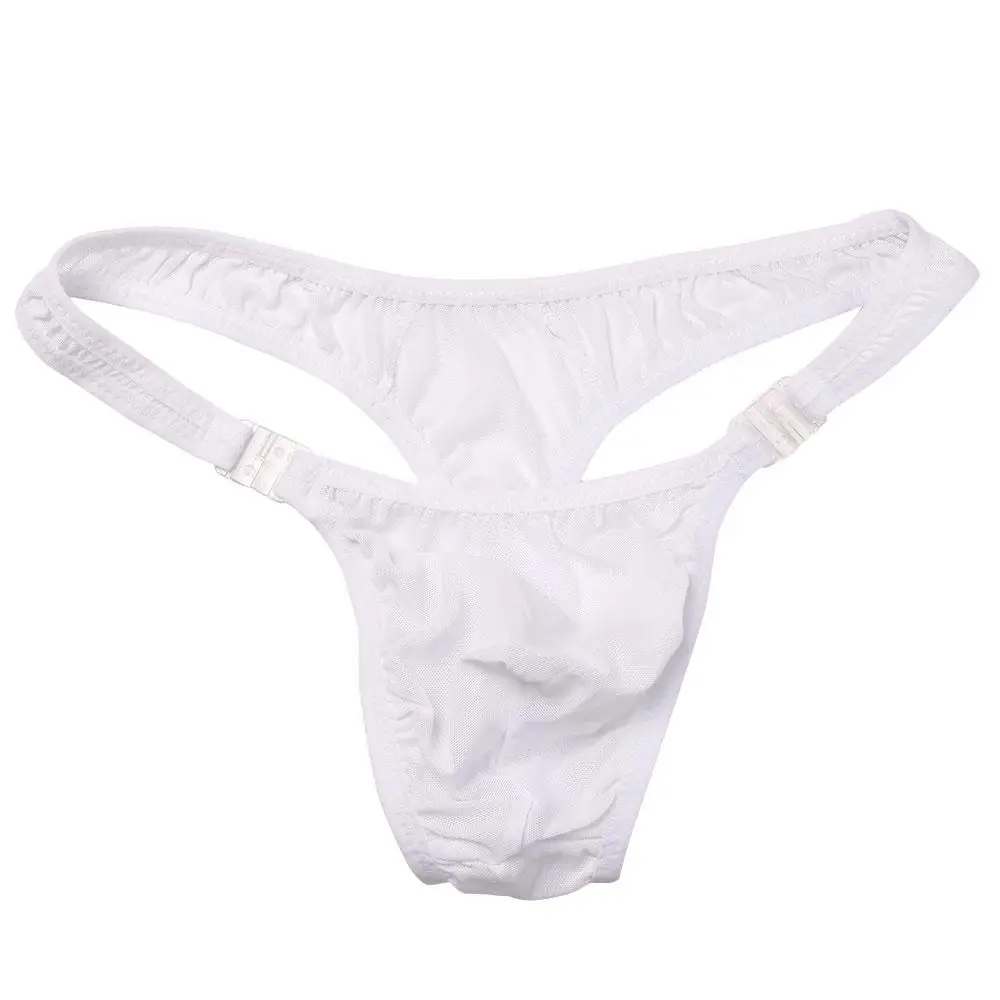 Sexy Men's Breathe Underwear Thong Briefs Bulge Pouch G-String Shorts Underpants