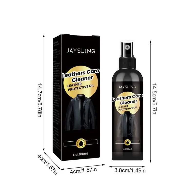 Leather Protective Oil Leather Color Restorer For Couches And Car Seats Scratch Repair Color Restorer 100ml Leather Care Cleaner