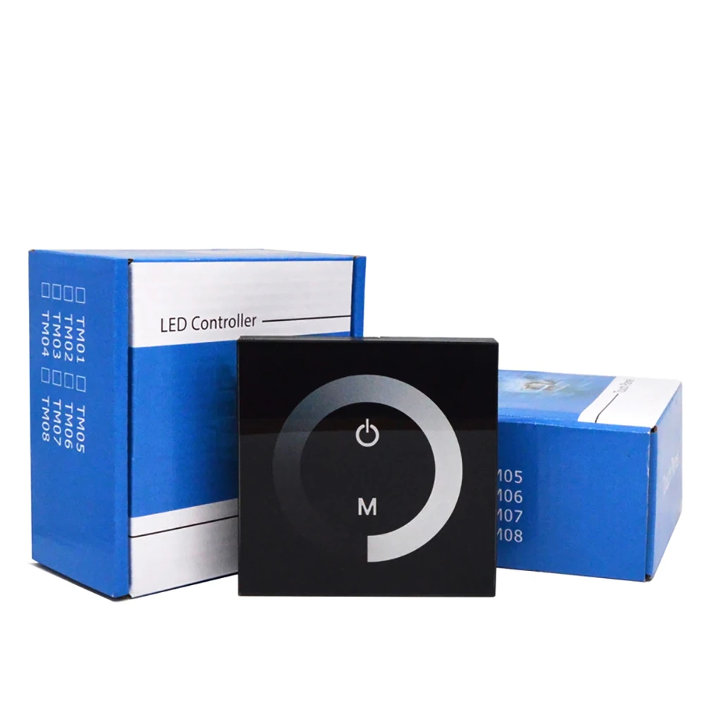 86 Type Panel Single Touch Controller LED Home Mounted Wall Dimmer Intelligent Touch Panel Controller