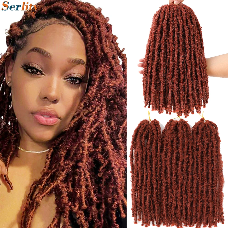 Butterfly Locs Crochet Hair 12 14 Inches Distressed Butterfly Locks Hair Meche Naturel Crochet Braids Bob Soft Locs Twist Braid