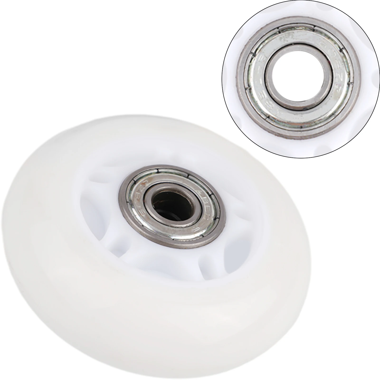 Bearings Inline Skate Wheels Sporting Goods White 64/70/72mm Outdoor Sports Polyurethane PU Durable High Quality