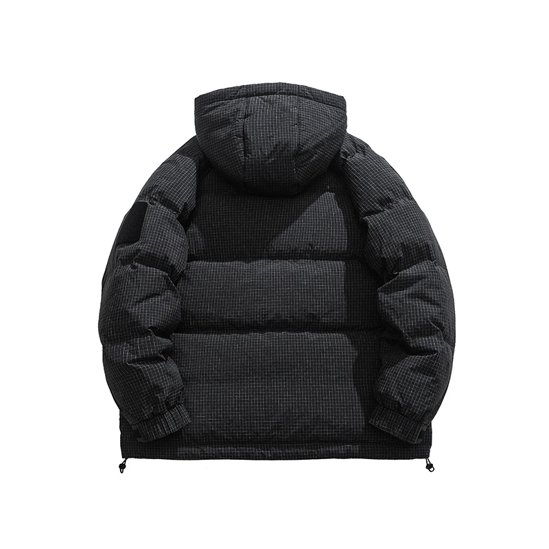 -20Degree Winter Down Jacket Men Hooded Zip-Up Warm Thickened Couples Outdoor Short Puffer Jacket Cold Jacket Men's Windbreaker
