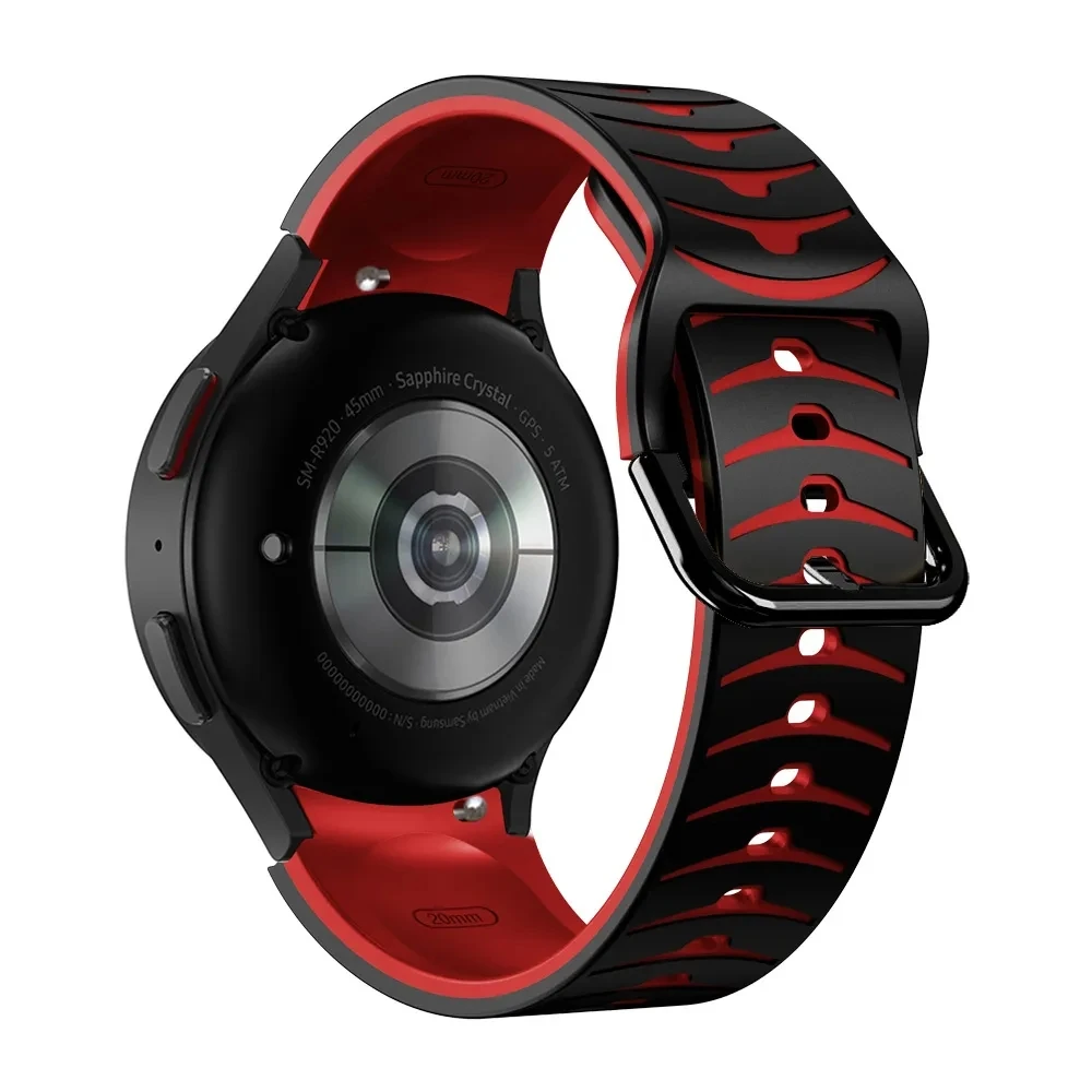 No Gap Silicone Strap For Samsung Galaxy Watch 6 5 Classic 47mm 44mm 46mm 42mm Smart Band Watch 6 5 Pro 45mm 44mm 40mm Bracelet