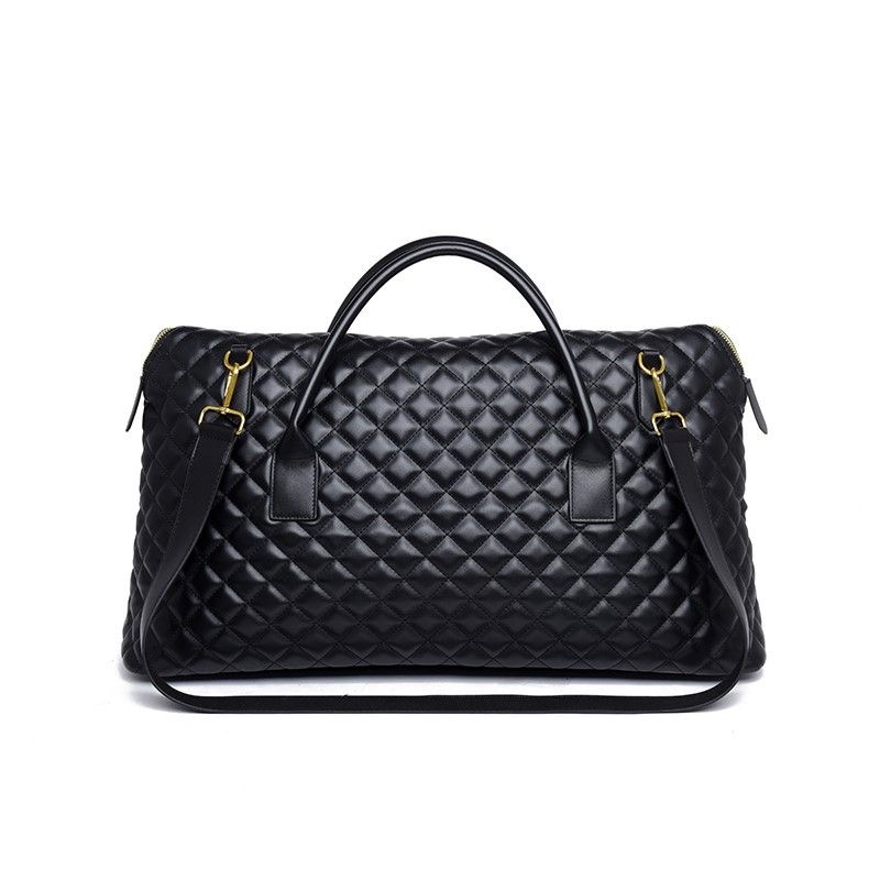 56cm Large Tote Bag Top Quality Totes Women foldable Handbags Travel Shoulder Shop Bags Casual luggage bags duffle bag Cowhide Leather Detachable Stra