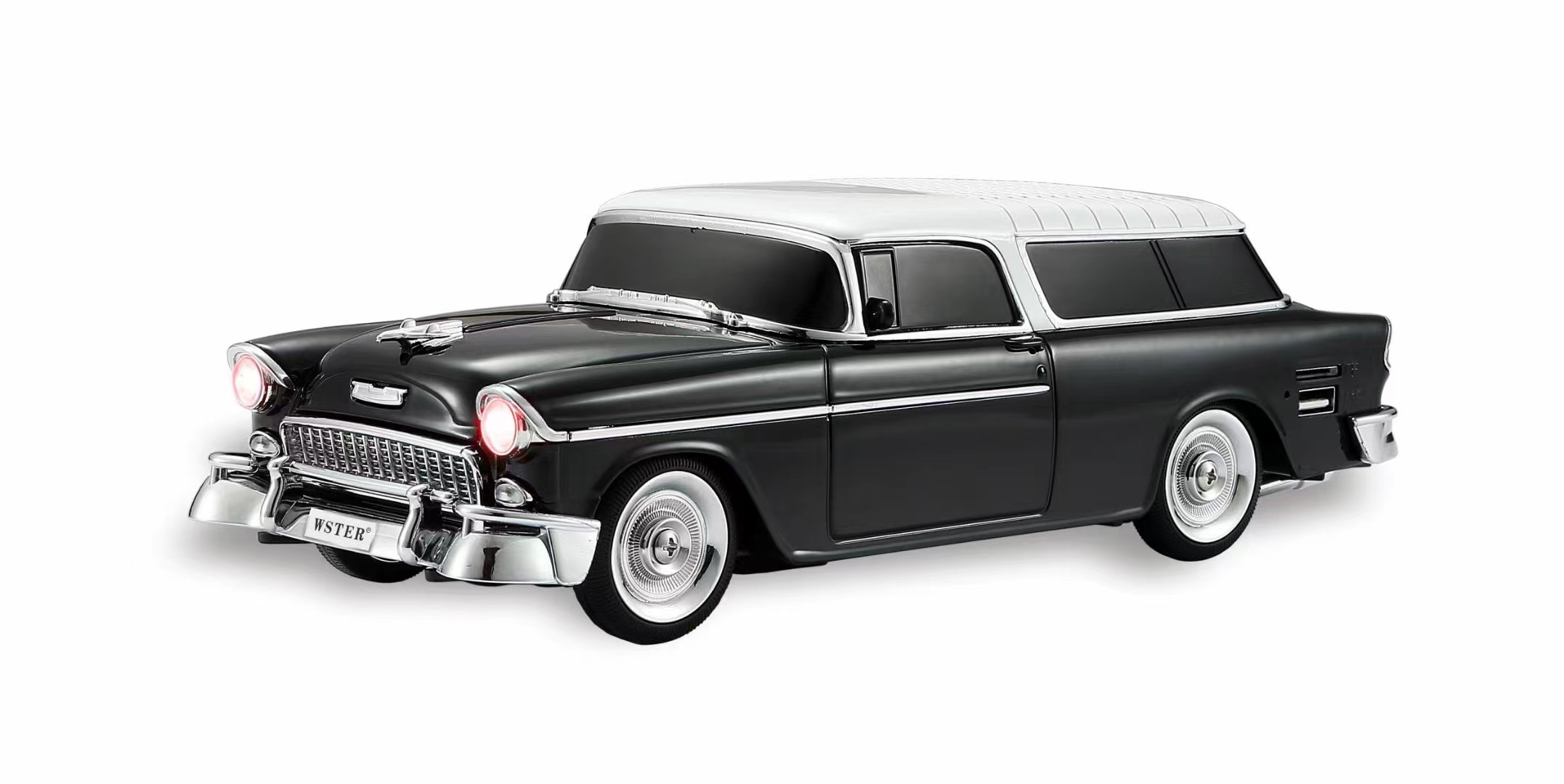 EONKO WS-1955 Nomad Deep Bass Car Shaped Bluetooth Speaker with TF USB FM AUX Handsfree TWS Selfie Disco Light