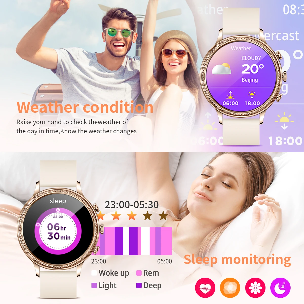 LIGE New GPS Track Women Smart Watch Men Blood Pressure Sport Watches Waterproof Bluetooth Call Digital Clock Ladies Smartwatch