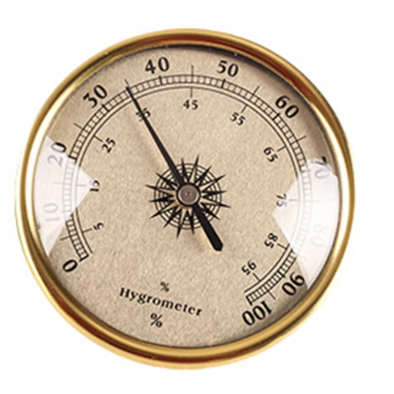Aluminum Alloy Barometer Thermometer Hygrometer Gauge Tester Temperature Humidity Meter Mechanical Home Office