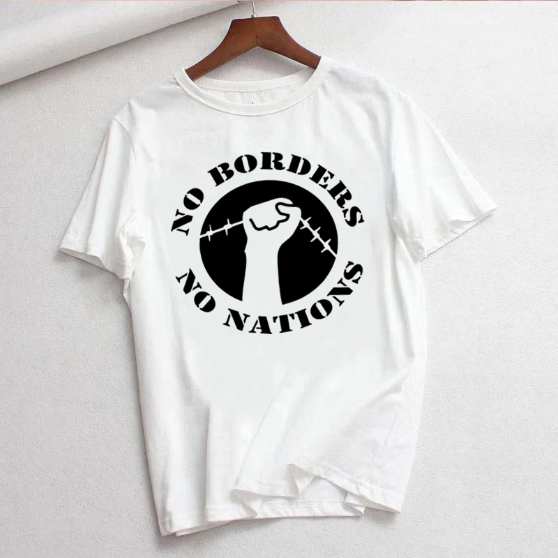 ANTIFA Antifascist Anarchy Anarchist T Shirts Summer Casual Women's T-shirt Short Sleeve Female Tops Tees for mens and ladies