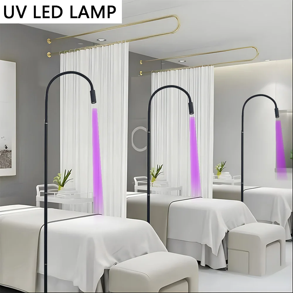 False Eyelashes UV Glue Curing Special Foot Switch Beamlight uv Eyelash Nail Eyelash Grafting Silent Foot Pedal Floor Lamp