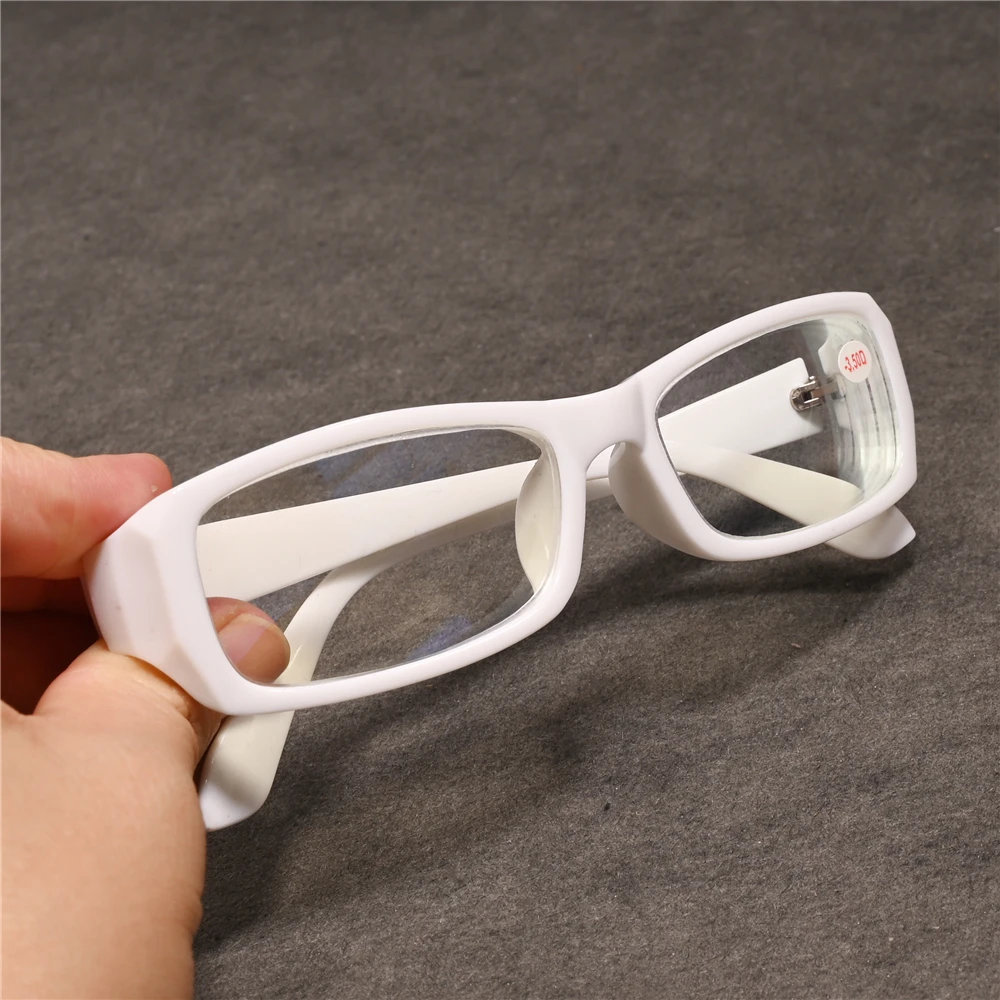 Varobe White Myopia Glasses Women Eyeglasses Frame Female Black 0 -250 150 200 Clear Plain Computer Spectacles for Prescription