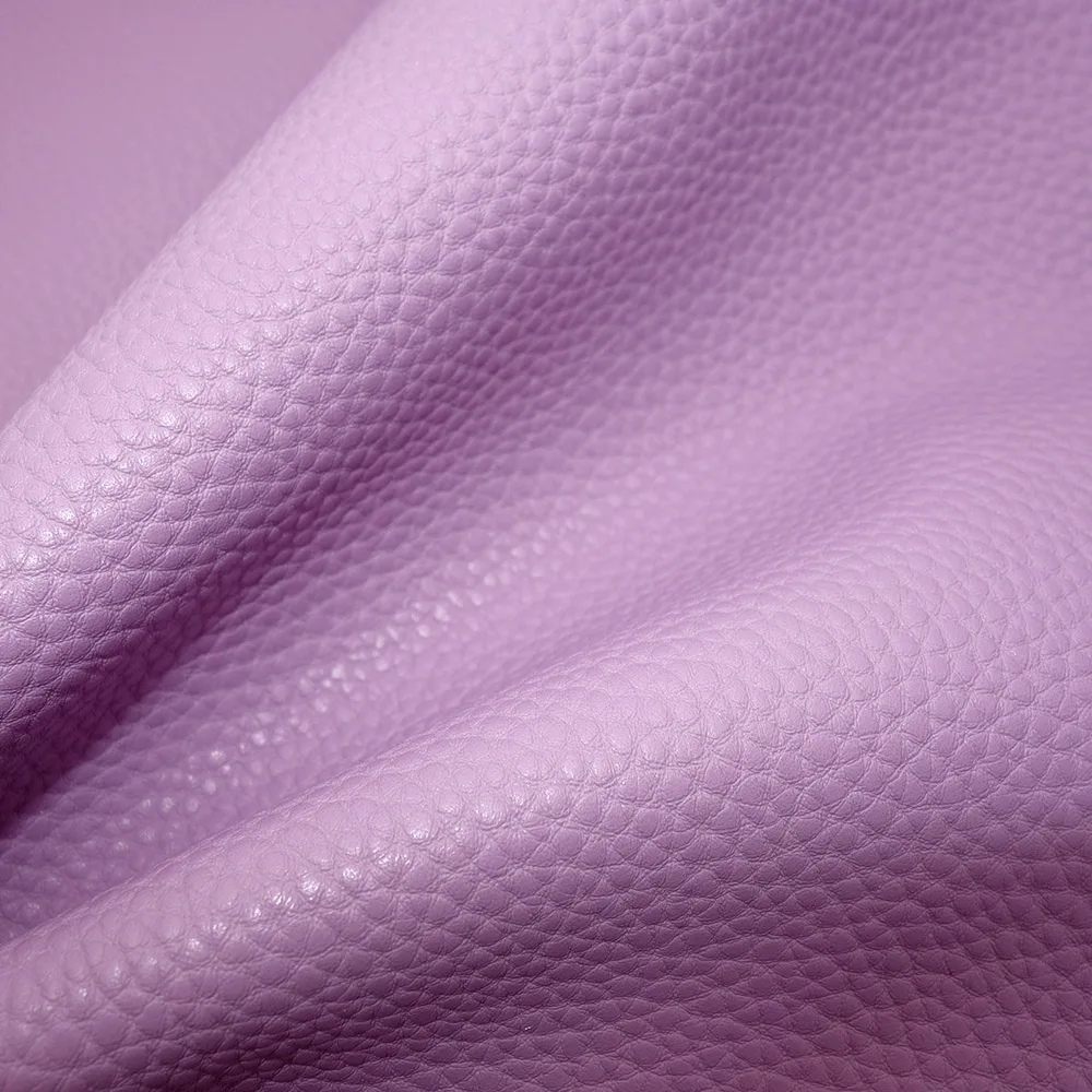 Lychee Pattern PU Leatherette Faux Leather Fabric Synthetic For Sewing Bow Bag Brooches Sofa Car DIY Handmade Material By Rolls