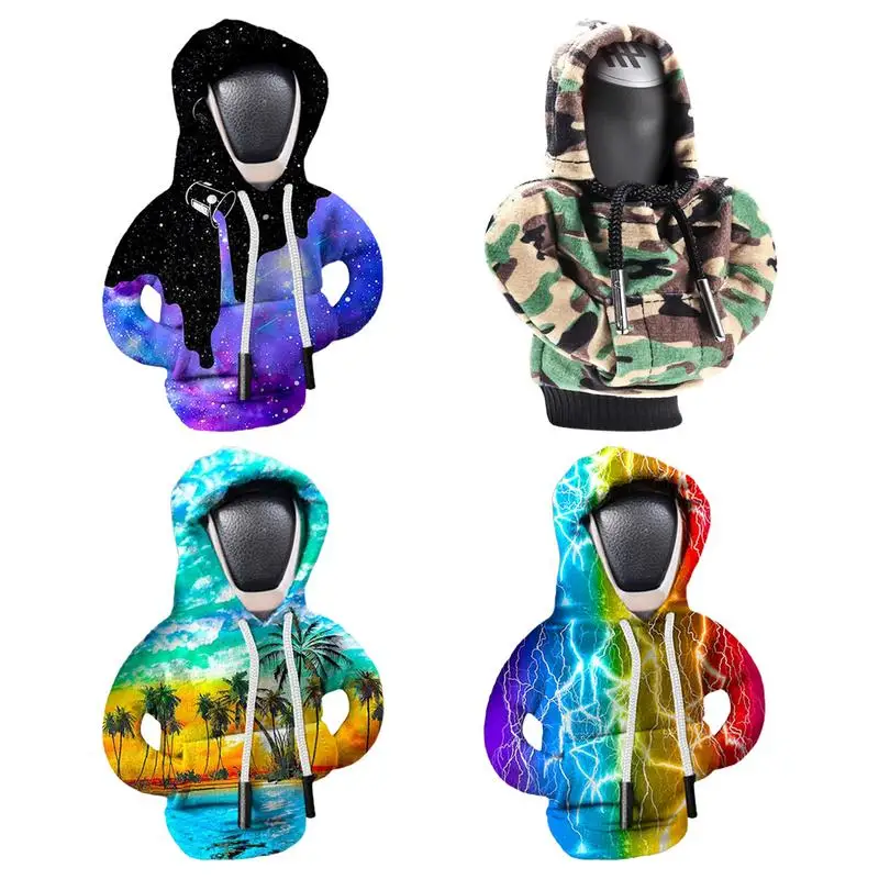 Car Lever Gear 2025 Change Hoodie Lever Change Knob Car Decorating Gear Shift Knob new For The Car Gadgets Gear Shift Collars Sweatshirt