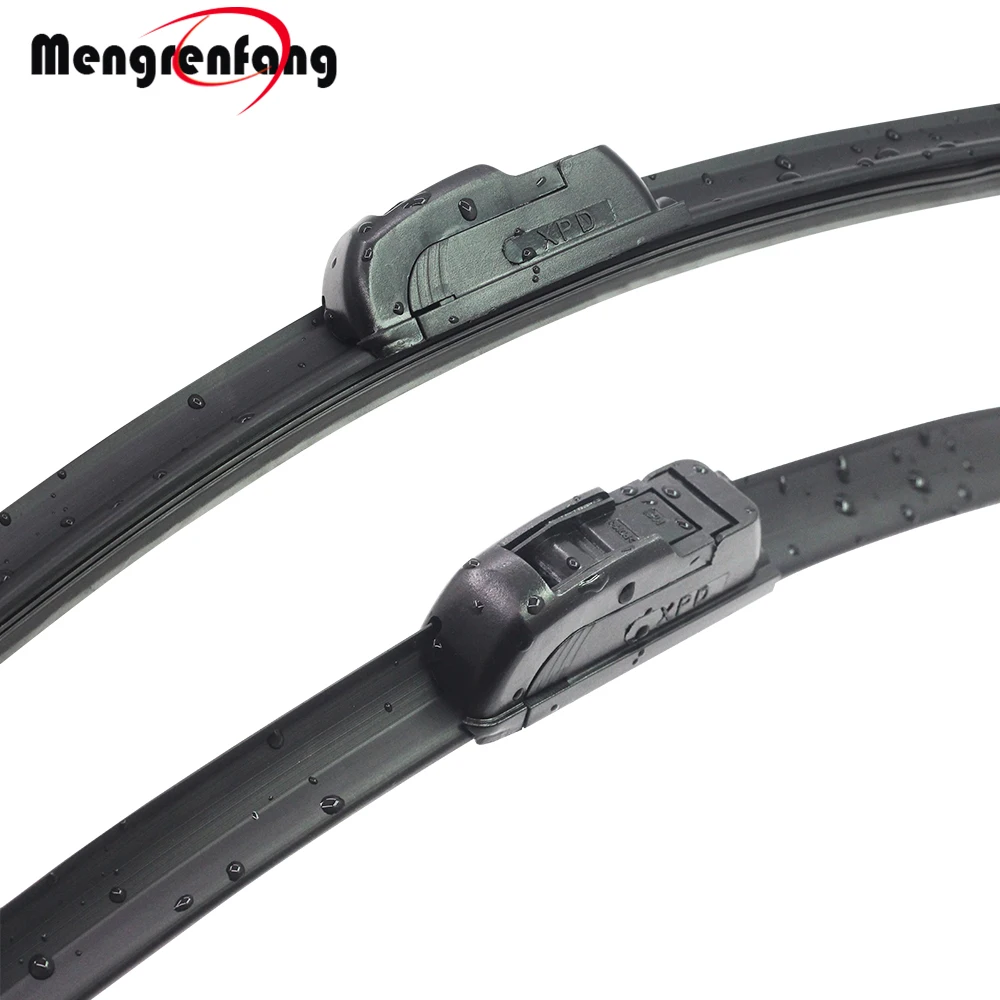 For Ford Escape 2001-2018 Car Styling Front 2025 Windscreen Wiper Blades Soft Rubber Wiper Pinch Tab & new J Hook Arms 2 Pieces