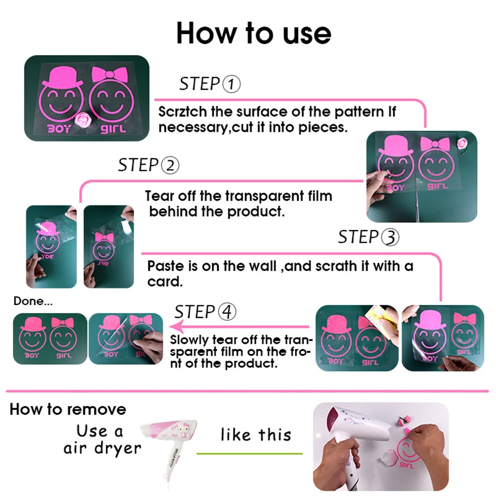 Gymnastics 1 pc Vinyl Wall Stickers Dance Removable Decal For Girl's Rooms Decora Wallpaper Murals smile