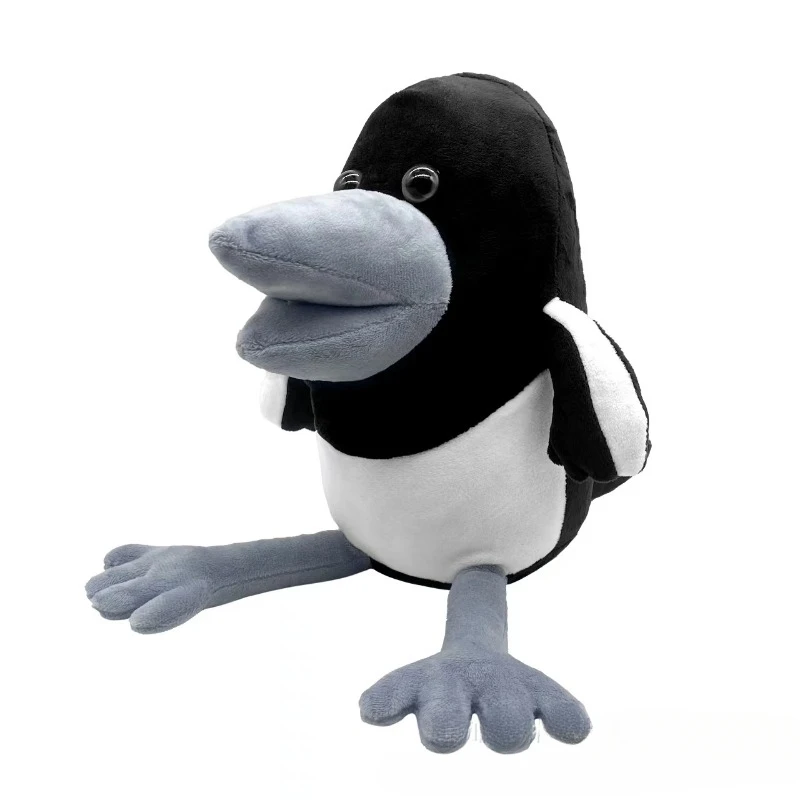 22cm Steve and Maggie Plush Toy New Halloween Kawaii Magpie Crow Peluche Toys Soft Stuffed Animal Doll Pillows for Holiday Gifts