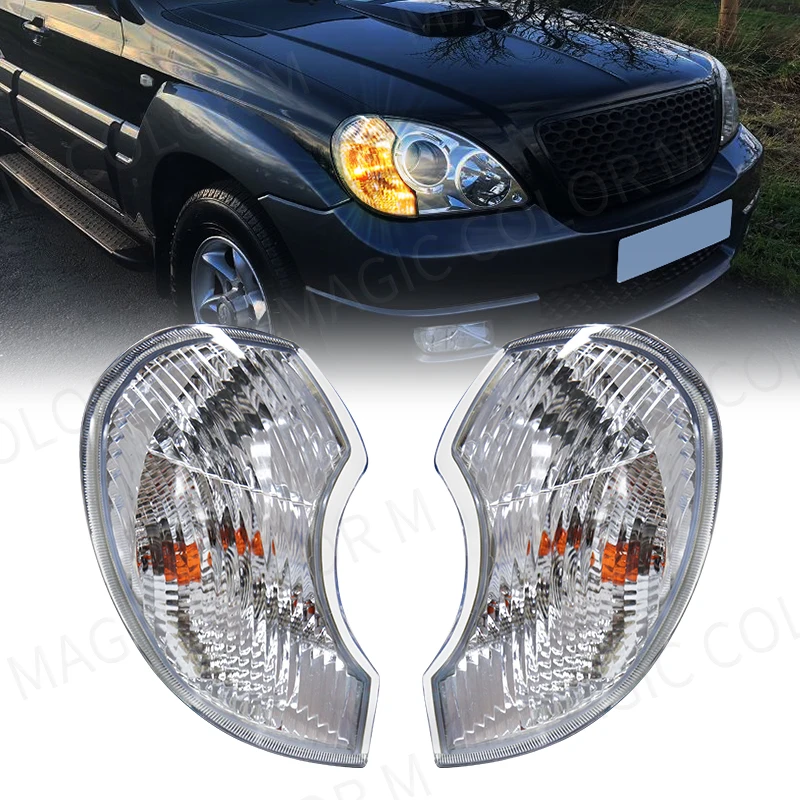 Front Corner Light Indicator For Hyundai Terracan With Bulb Turn Signal Lamp Car Auto Headlamp