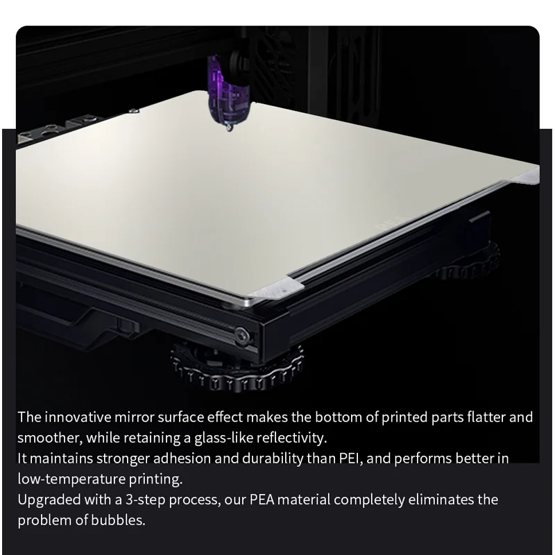 ENERGETIC For Creality K1/K1 Max Double Sided PEA+PEI Spring Steel Sheet Magnetic Build Plate 235x235/310x315mm Upgrade Hot Bed