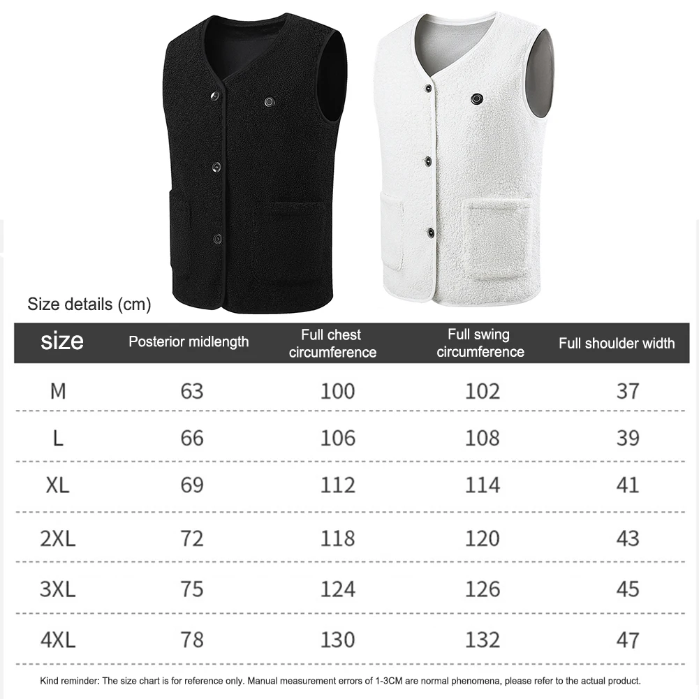 16 Areas Heated Vest Men Jacket Heated Winter Womens Electric Usb Heater Tactical Jacket Man Thermal Vest Body Warmer Coat M-4XL
