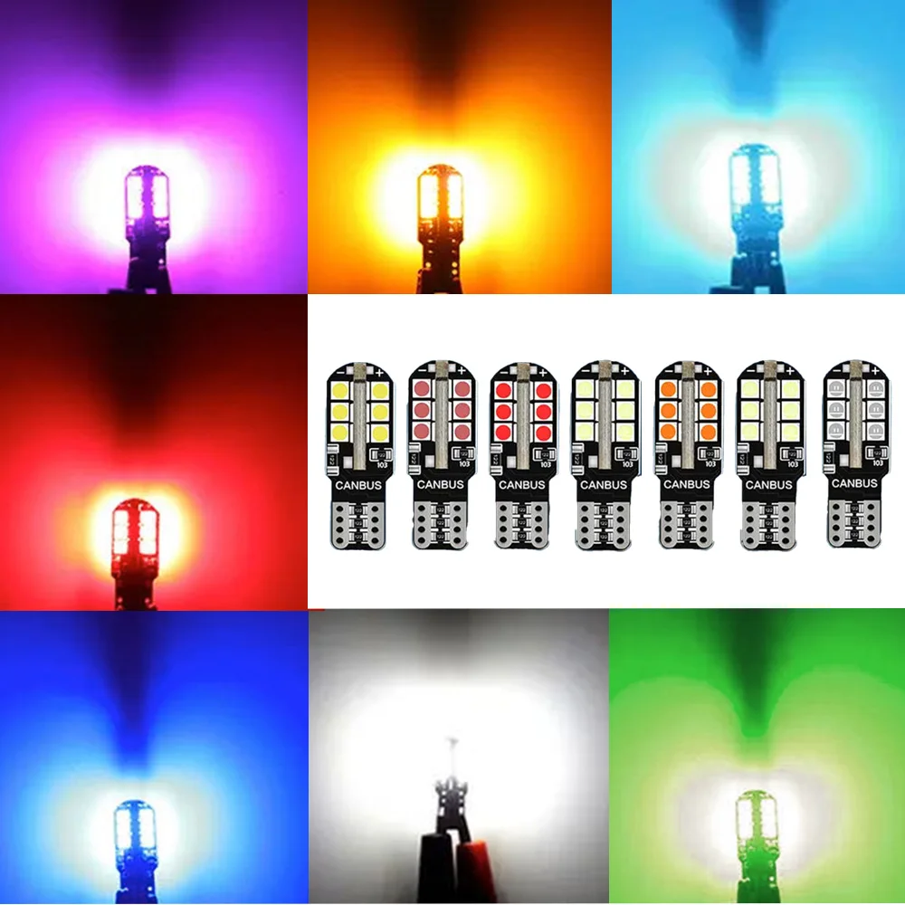 2Pcs T10 Car LED Bulbs Parking Lamp For Vauxhall Opel Meriva B MPV 2010-2017 License Plate Car Interior Lights