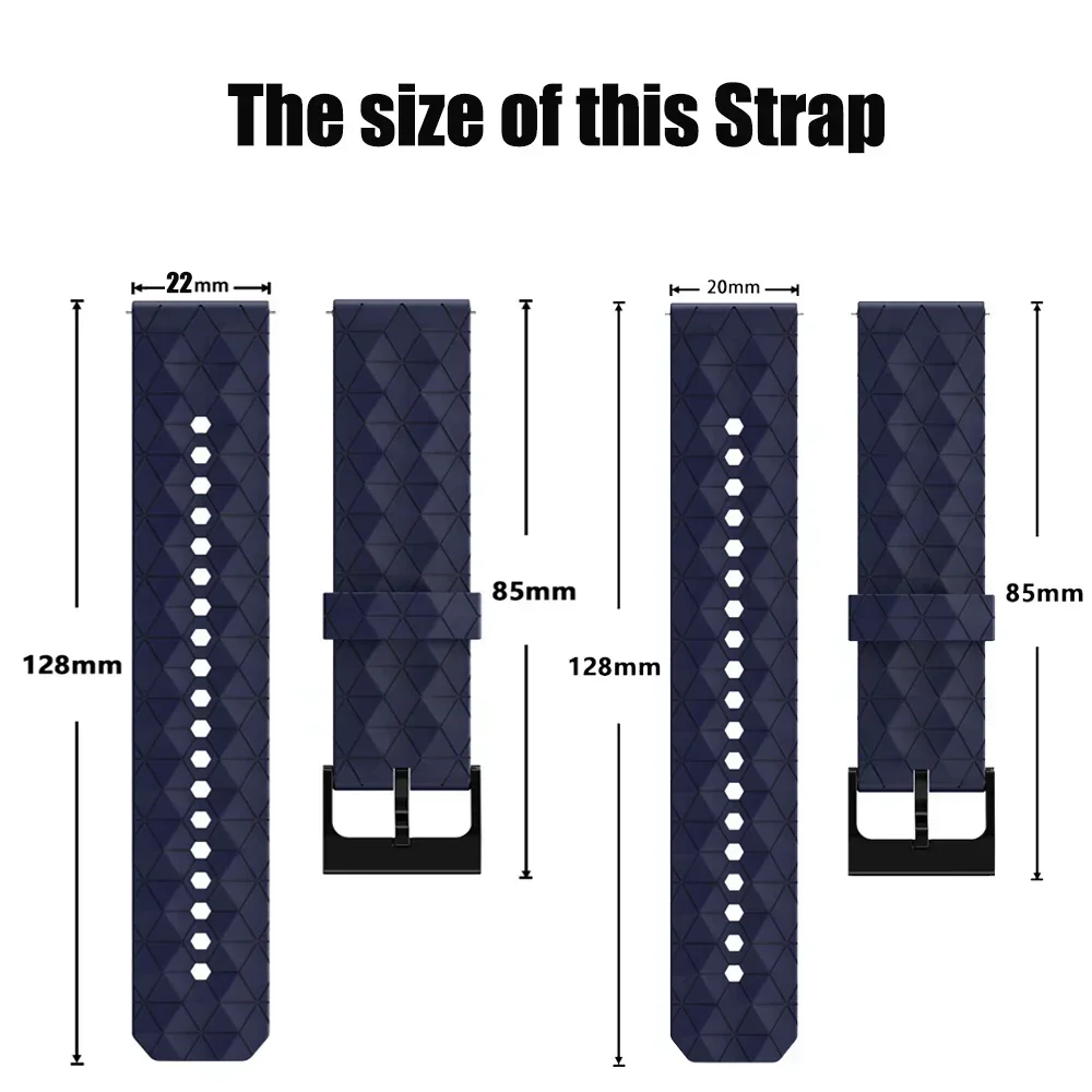 20 22mm Silicone Strap For COROS PACE 3 2 Sport Band Watchband For COROS APEX Pro/2 Pro/42mm/46mm Replacement Bracelet Watchbelt