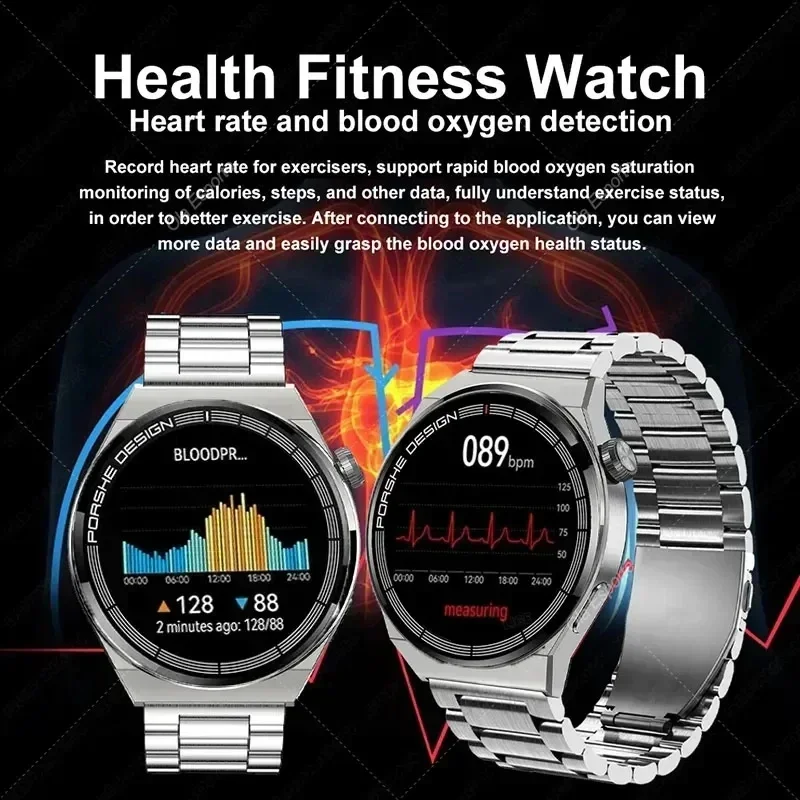 GT3 Pro Smart Watch Men Women 420*420 AMOLED Screen Voice Assistant Heart Rate Bluetooth Calls Sports Waterproof Smartwatch 2024
