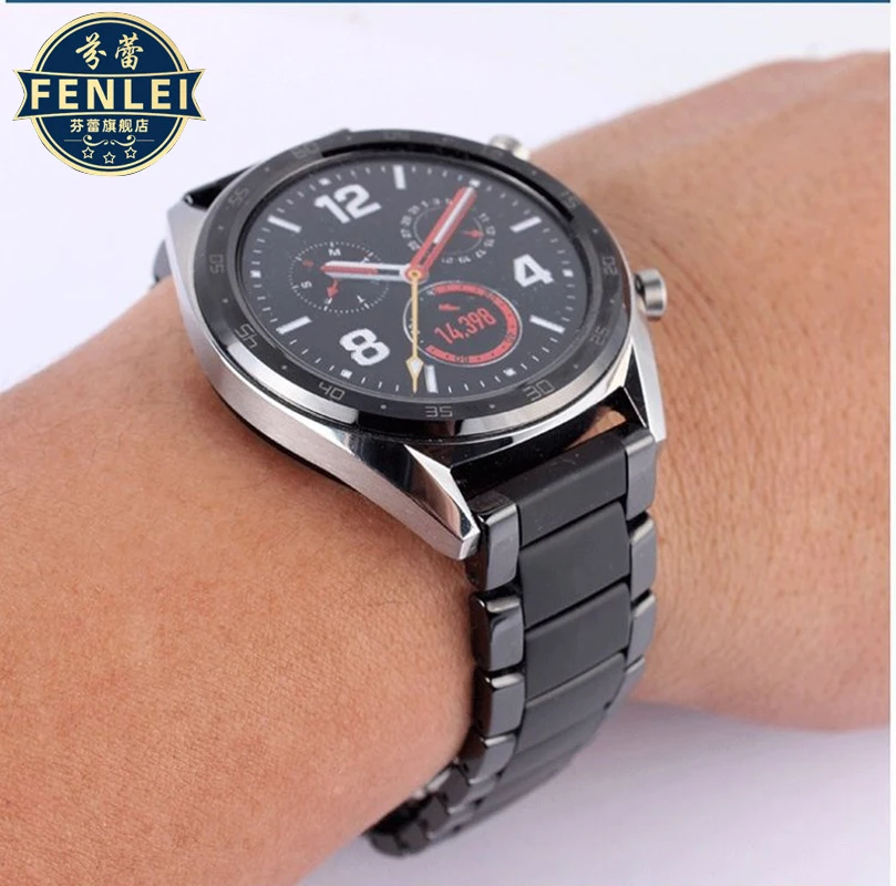 Ceramic Watch strap For Huawei Pro GT e MM Honor Magic Smart Band Bracelet Universal Wrist band mm