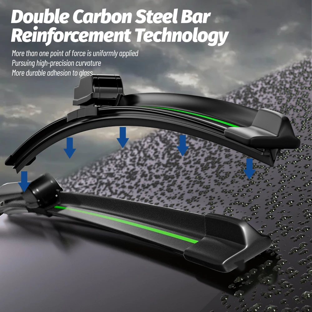2pcs Front Windshield Wiper Blades For Mercedes Benz B Class W245 W246 W247 2005-2023 2010 2006 Windscreen Window Accessories