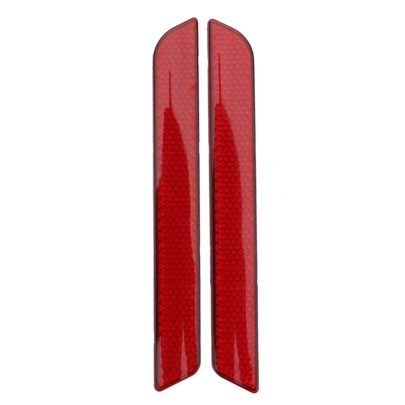 2Pcs ABS Plastic Motorcycle Saddlebag Guard Reflector Cover for Harley Touring Street Glide Road King FLT/FLHT 2014-2018