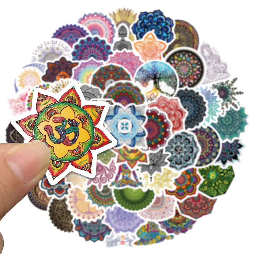 pcs Classic Mysterious Datura Flowers Vinyl Stickers For Lage Guitar Skateboard Phone Waterproof Graffiti Laptop Decals