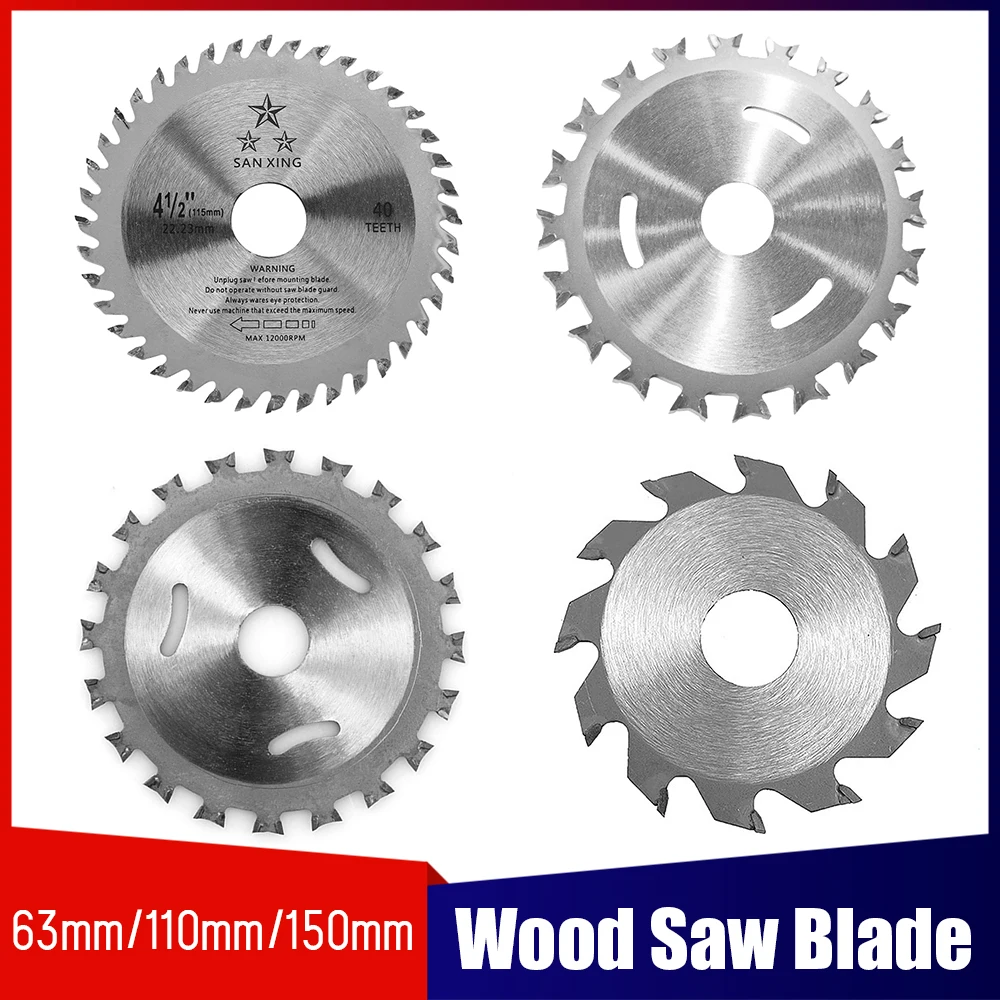 mm Wood Saw Blade Circular Cutting Disc Carbide TCT Tools Angle Grinder