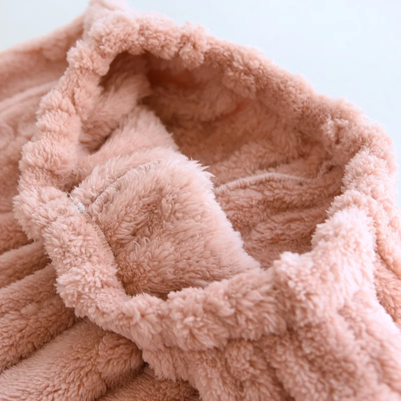 Autumn Winter Warm Pajamas For Women Sleepwear Top PJ Pants Pijama Mujer Invierno Pyjama Pour Femme Conjunto Flannel Round Neck