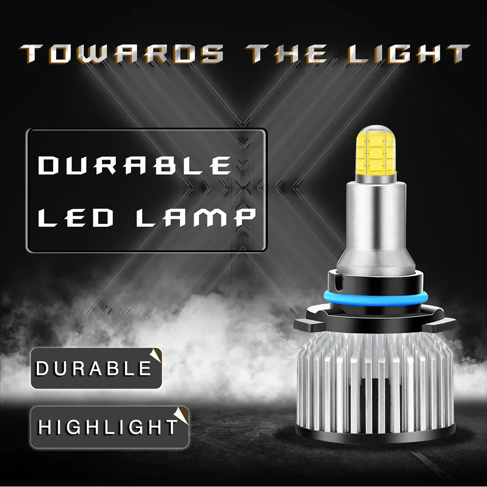 Headlamp DC 9-32 V 24Chips H1 H7 H8 H9 H11 Lamp Headlight Bulbs 360 Degree High Power Car LED Light 250W 30000LM