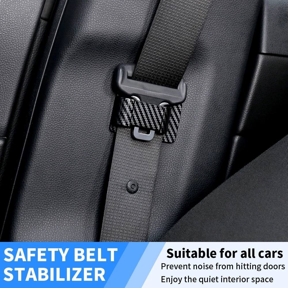 For Tesla Model 3/Y Car Seat Belt Limiter Stopper Safety Adjusting Clip Non-slip Spacing Limit Device Fixed Buckle Accessories
