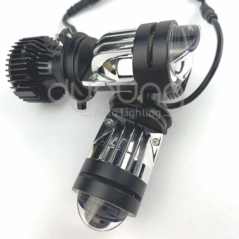 Y3 Double new Lens H4 LED Headlight Bulb Canbus Auto H4 9003/HB2 Mini Projector Lens High Low 2025 Beam 120W Super Bright Headlamp L/RHD