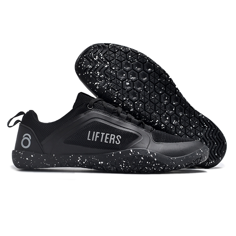 New Unisex Gym Lightweight Sports Hard Pull Squat Training Shoe Pro Hook & Loop Weightlifting Shoes Outdoor Casual Sports Shoes