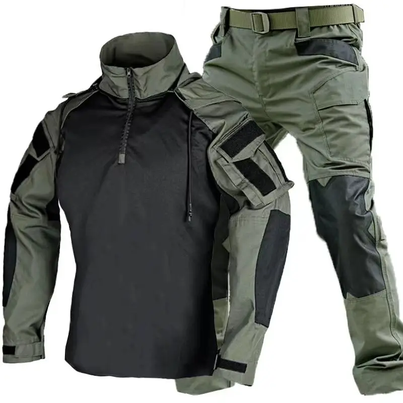 Tactical Special Forces Sets Men Military Uniform Combat Shirts PCS Suits Multi pocket Paintball SWAT Airsoft Army Clothes