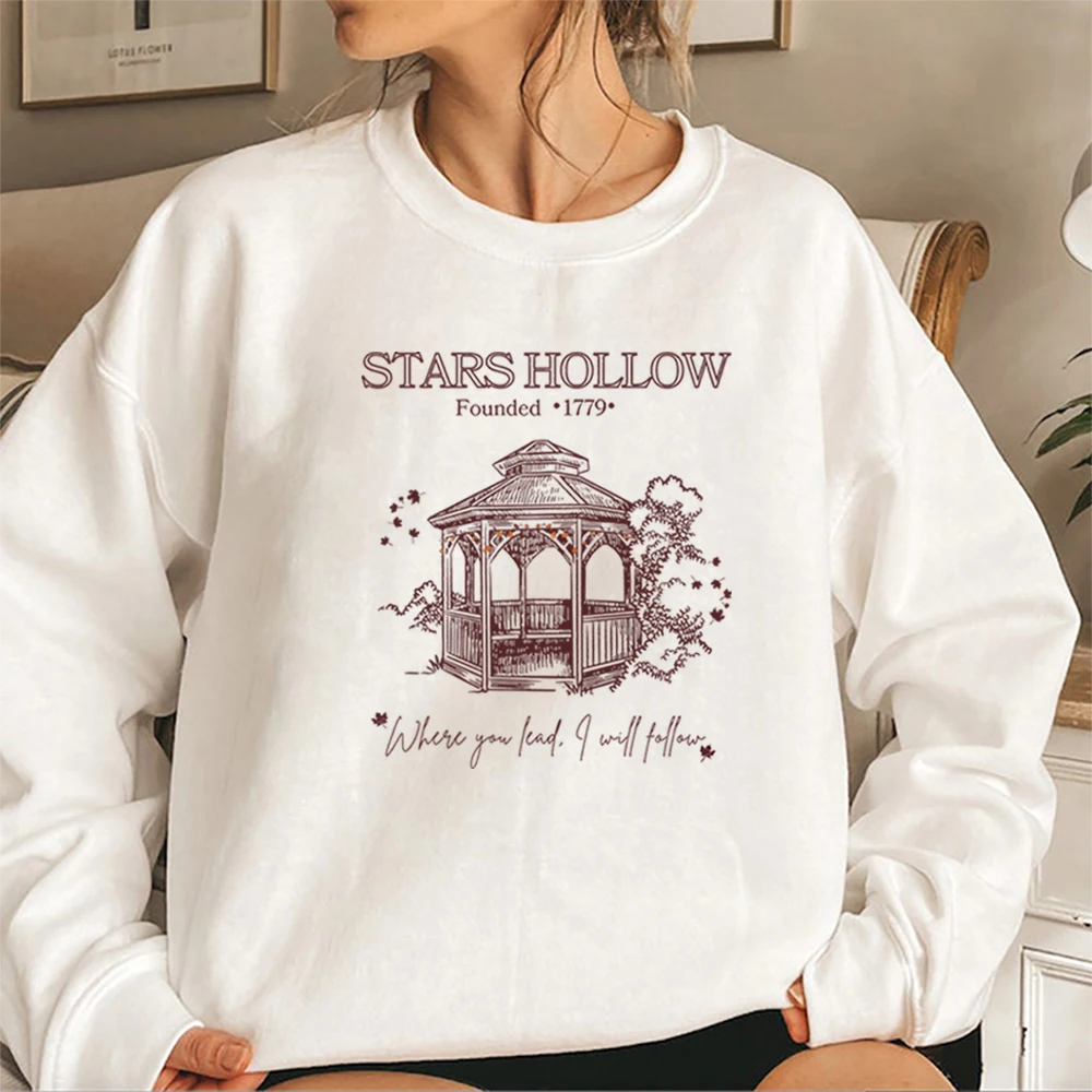 Tv Show Gilmore Girls Sweatshirt Stars Hollow Hoodie Luke's Diner Coffee Lover Sweater Retro Dragonfly Inn Crewneck Sweatshirts