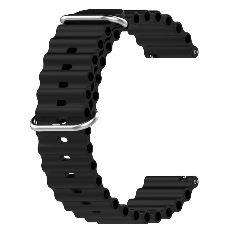 22mm/20mm Watch Strap For Amazfit GTS 2/4/3/GTS 2/4 Mini/GTR 4/2/2e Silicone Ocean Band Sport Bracelet Amazfit bip 3/u pro band