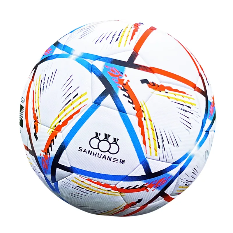 Standard Size 4/5 Football Children Indoor Outdoor Game Ball Adults League Match Football PU Wear-resistance Anti-slip Soccer
