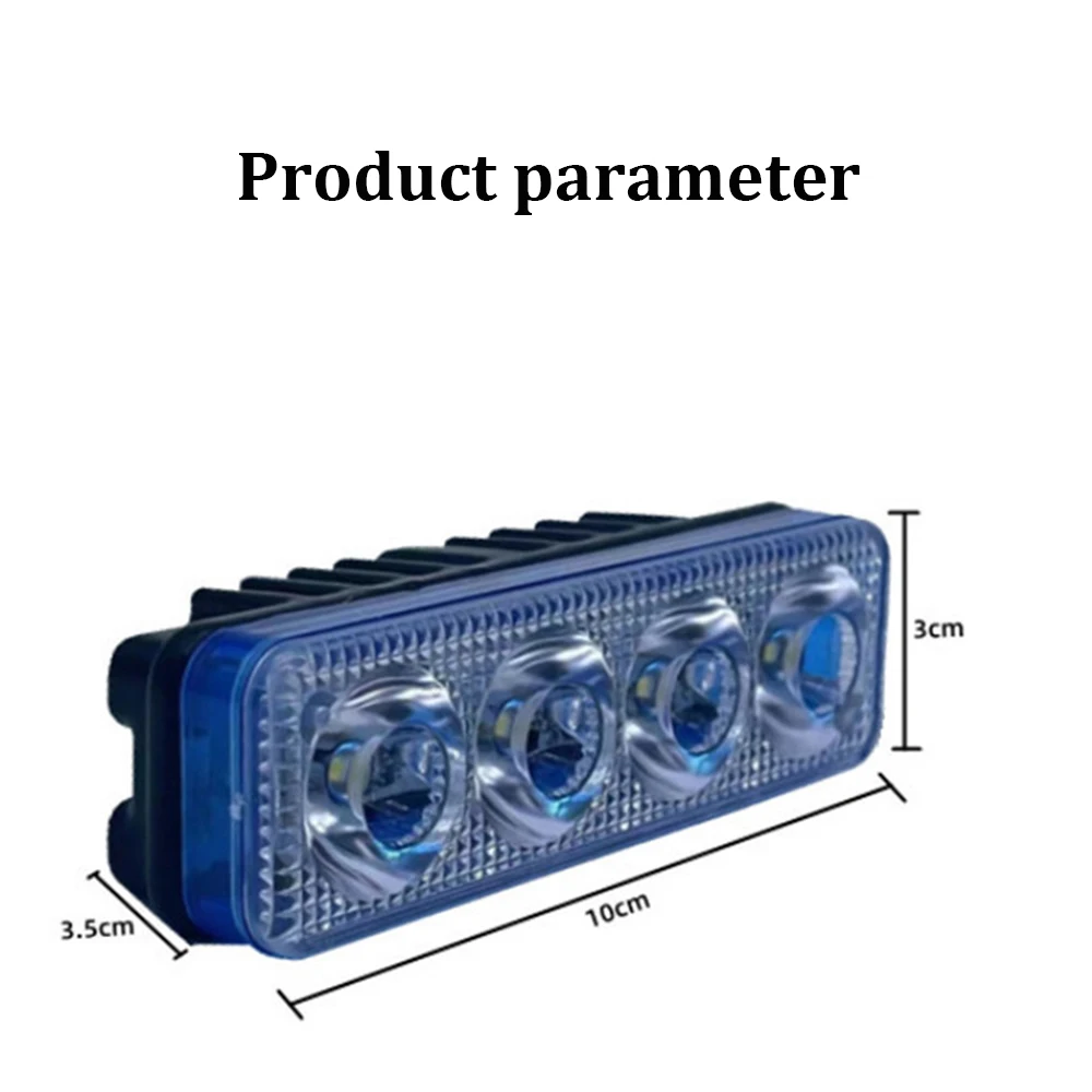 Pcs Strobe Flash LED V Daytime Running Lights Flexible Waterproof DRL Driving Fog Lamps Signal Light