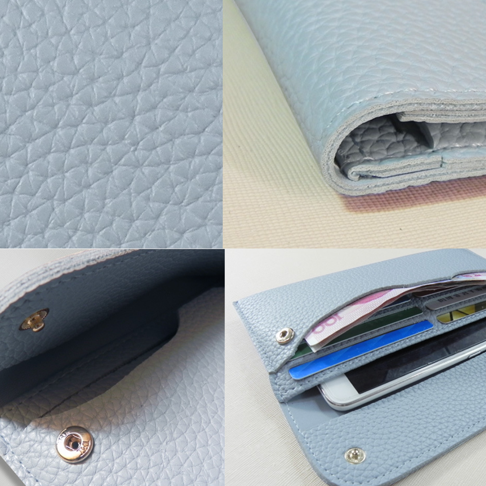 Women Wallet Ladies Long Purse Trend Slim Pu Leather Multi-Card Pocket Credit Card Holder Female Hasp Clutch Money Pouch Handbag smile