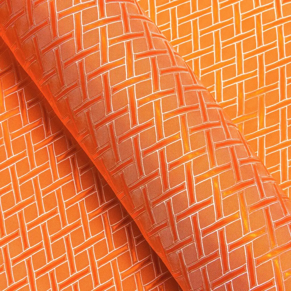 Silk new Shirts for Men Satin Orange Solid Long Sleeve Slim Fit Male Blouse Casual Formal 2025 Tops Breathable Barry Wang