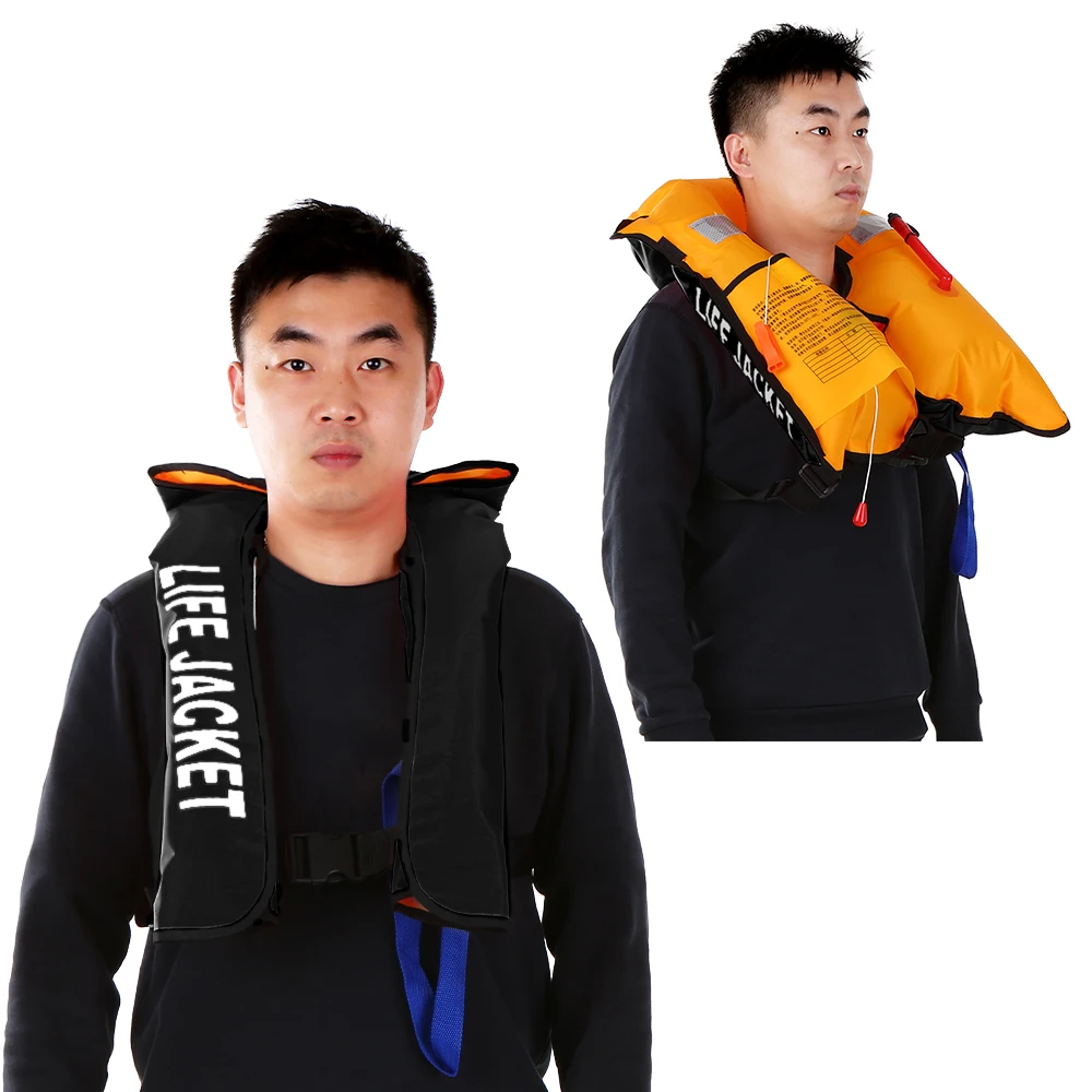 Manual/Automatic Iatable Life Jacket Professional Swiming new Fishing Life Vest Water Sports TPU Adult Life 2025 Vest for Fishing
