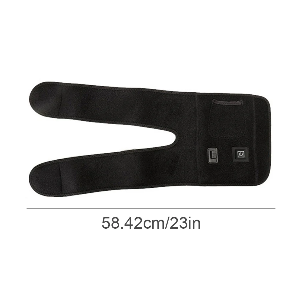 Electric Leg Heating Knee Pad 5V USB/Type-C Charging Heated Knee Brace 3 Heat Levels Knee Heating Pad for Knee Joint Pain Relief