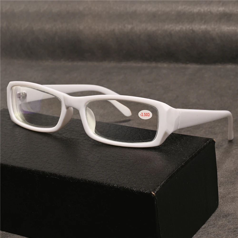 Varobe White Myopia Glasses Women Eyeglasses Frame Female Black 0 -250 150 200 Clear Plain Computer Spectacles for Prescription