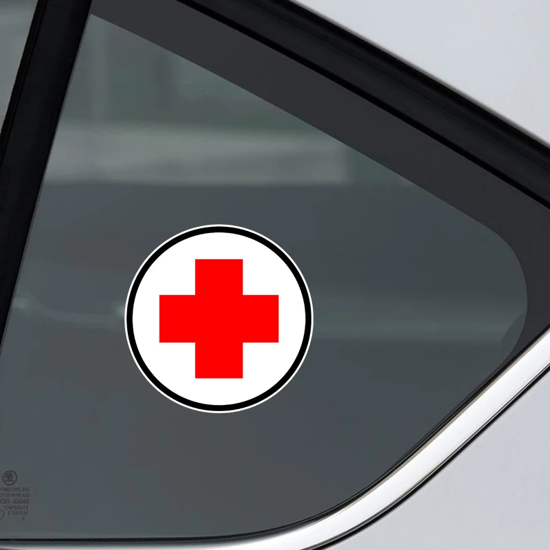 Colors Personality PVC Decal For Red Cross new Waterproof Car 2025 Sticker On Motorcycle Laptop Decorative